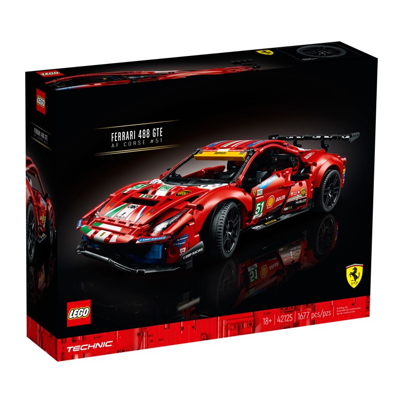 LEGO 42125 Ferrari 488 GTE AF Corse 51