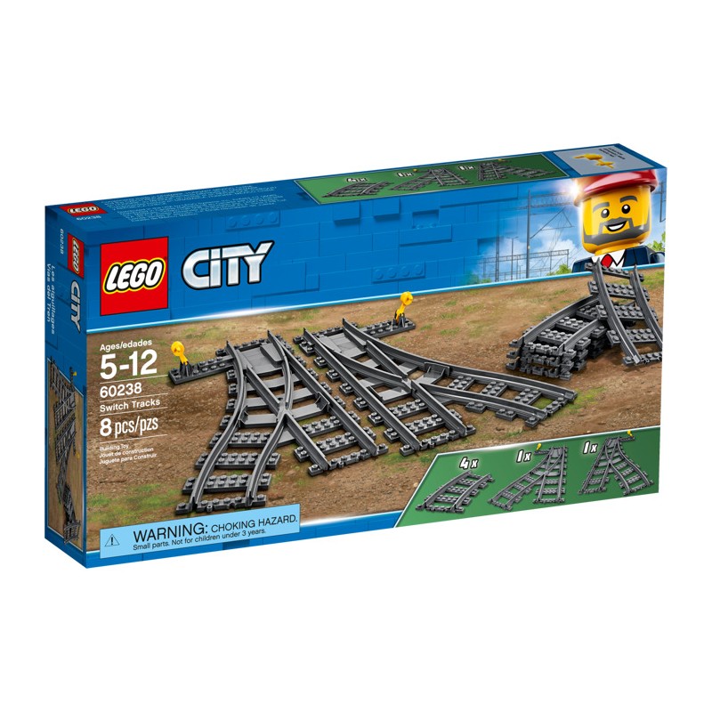 LEGO 60238 Железнодорожные стрелки
