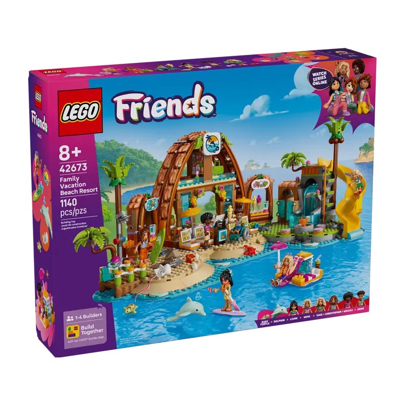 LEGO 42673 Семейный отдых на курортном пляже