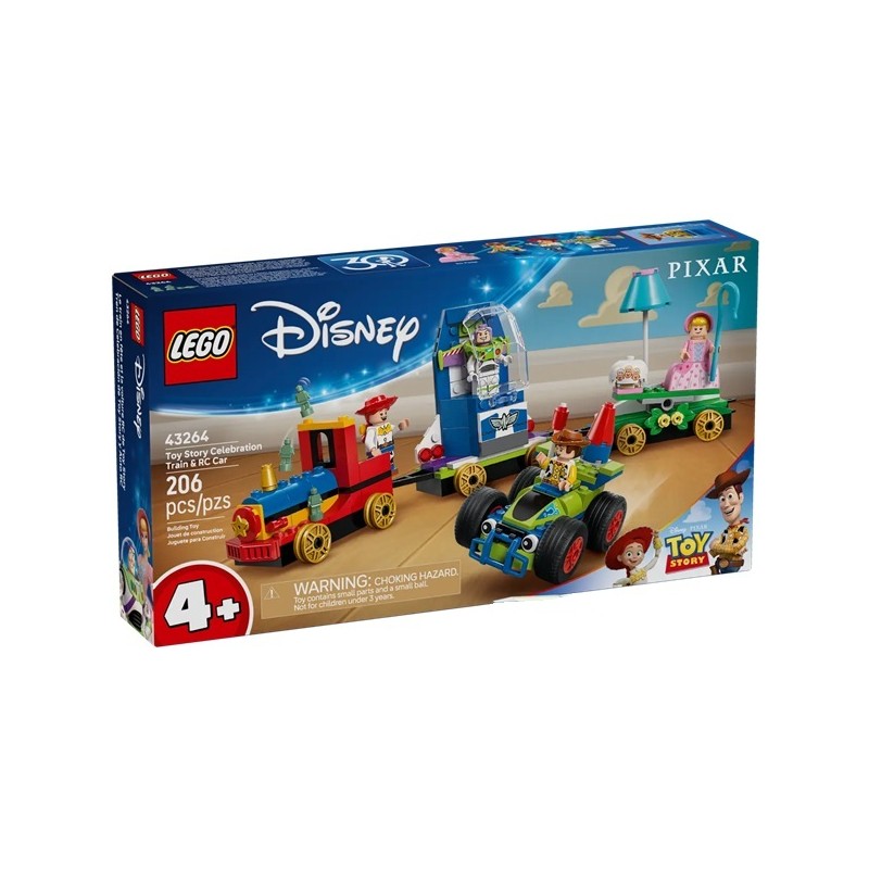 LEGO 43264 История игрушек: Праздничный поезд и машинка
