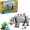 LEGO 31171 Дикие животные: Величественный носорог с птицами 3 в 1