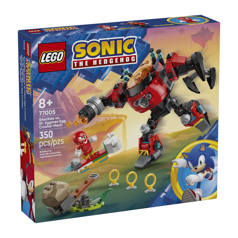LEGO 77005 Наклз против Доктора Эггмана: Яйцедробилка
