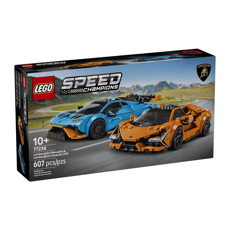 LEGO 77238 Lamborghini Revuelto & Huracán STO