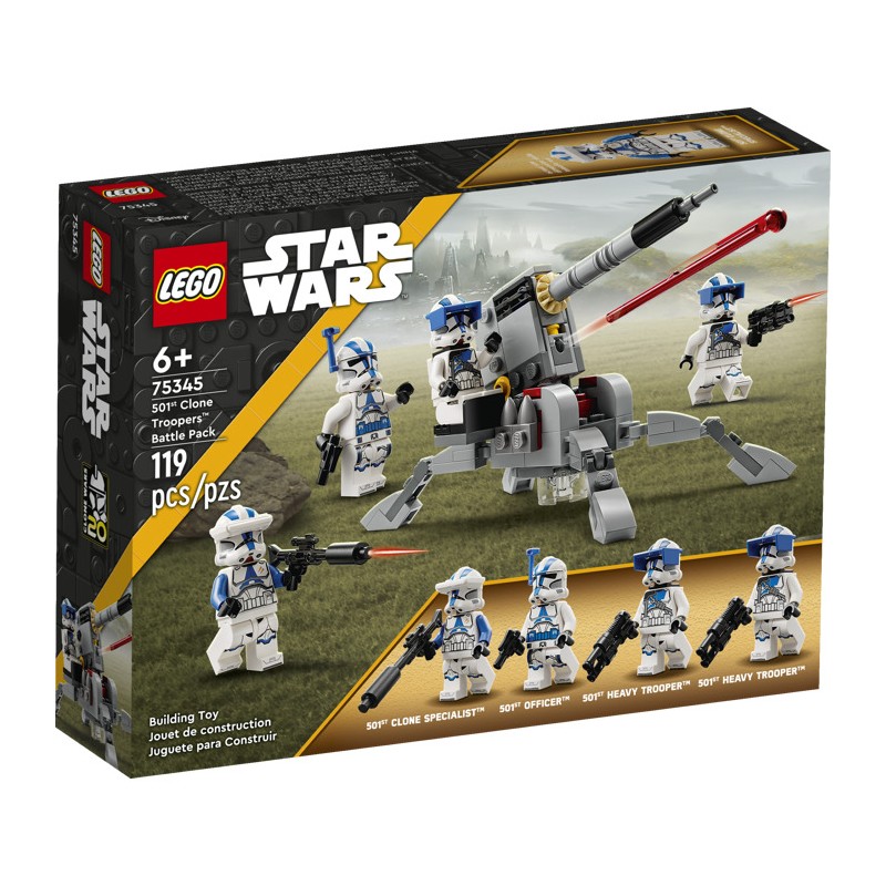 LEGO 75345 Боевой набор клонов-пехотинцев 501-го легиона