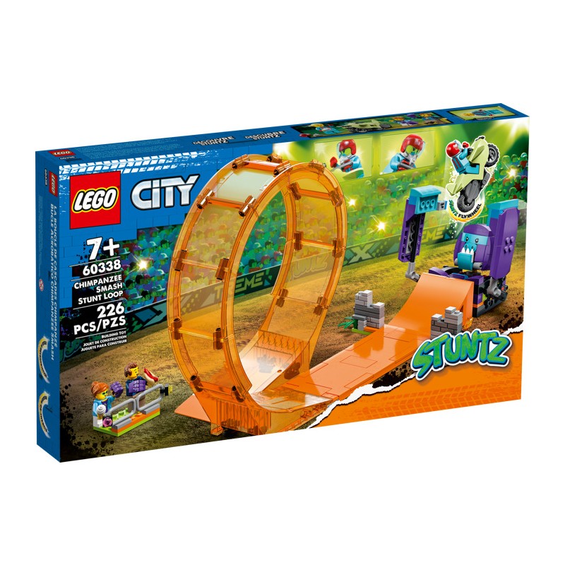 LEGO 60338 Трюковая петля «Сокрушительный шимпанзе»