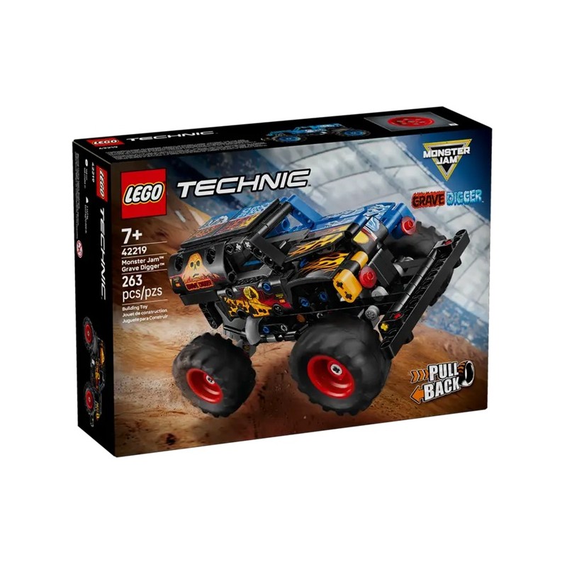 LEGO 42219 Monster Jam Grave Digger Огонь и лед