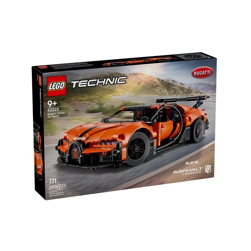 LEGO 42222 Гиперкар Bugatti Chiron Pur Sport