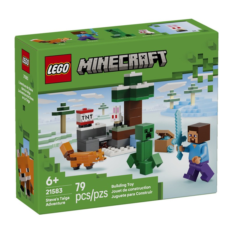 LEGO 21583 Приключения Стива в тайге