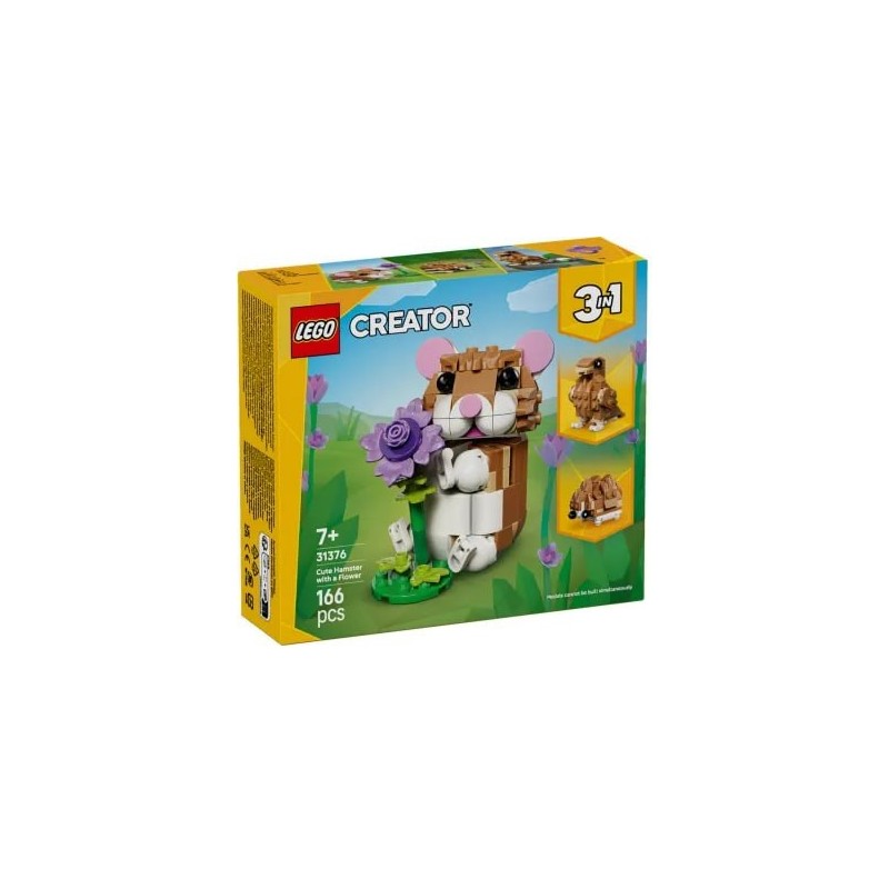 LEGO 31376 Милый хомячок с цветком 3 в 1