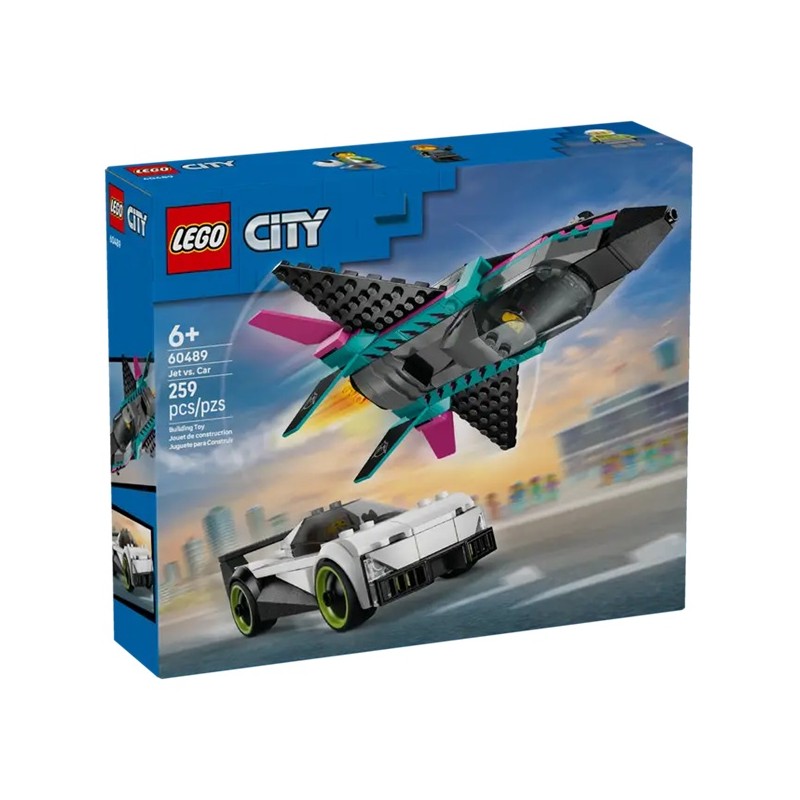 LEGO 60489 Реактивный самолет против автомобиля