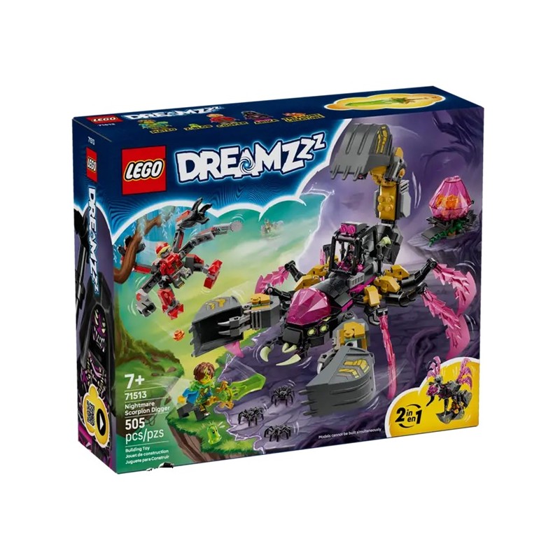 LEGO 71513 Кошмарный скорпион-копатель