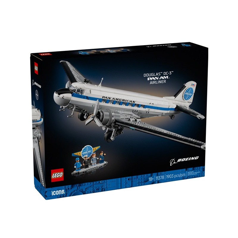 LEGO 11378 Пассажирский самолет Douglas DC-3 PAN AM