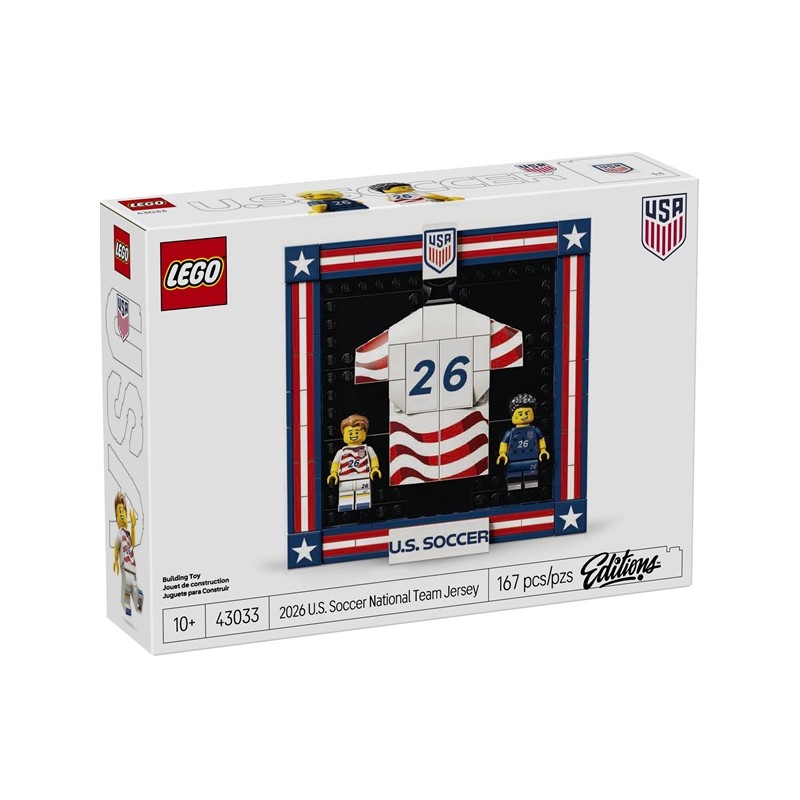 LEGO 43033 Футболка национальной сборной США по футболу 2026 года